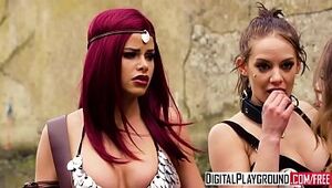 DigitalPlayground - Red Maiden a Dual foray Parody with Jessa Rhodes Max Deeds